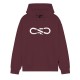 Felpa Propaganda Logo Og Hoodie Garnet 24FWPRFE752