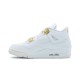 WMNS Air Jordan 4 "Metallic Gold" Sail/Metallic Gold/Black