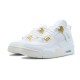 WMNS Air Jordan 4 "Metallic Gold" Sail/Metallic Gold/Black