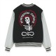 Giubbino Propaganda Misery Varsity Black/Grey 24FWPROU400