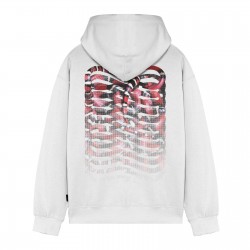 Felpa Propaganda Ribs Coral Hoodie White 24FWPRFE792