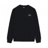 Felpa Propaganda Logo Embroidery Crewneck Black