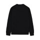 Felpa Propaganda Logo Embroidery Crewneck Black