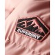 Giubbino Superdry bomber Puffer Rosa con cappuccio Sports