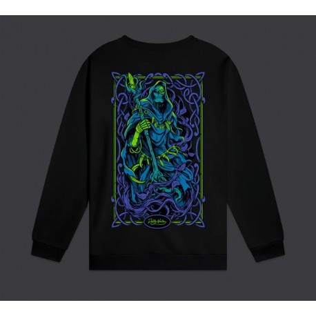 Felpa Cyber Druid Crewneck Black SW771