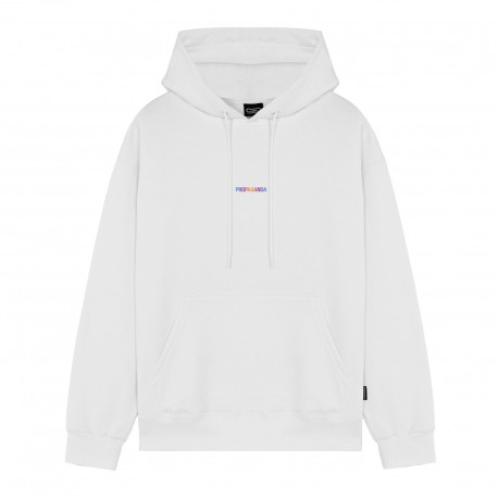 Felpa Propaganda Ribs Gradient Hoodie White 25SSPRFE351